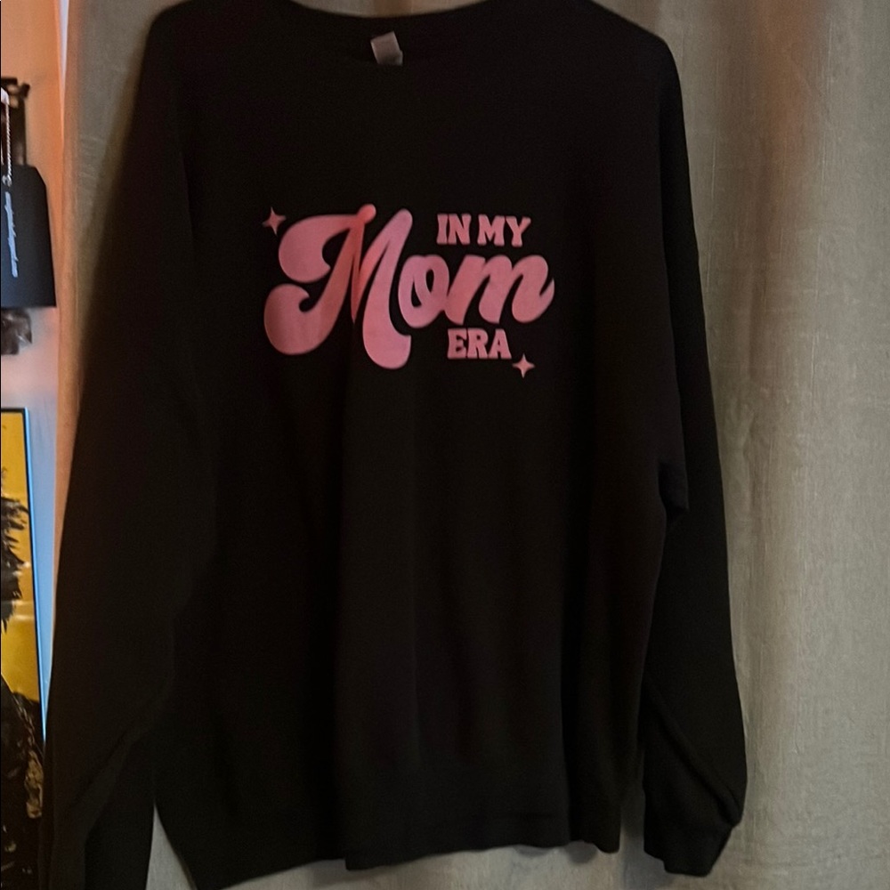 Black 'In My Mom Era' Sweater